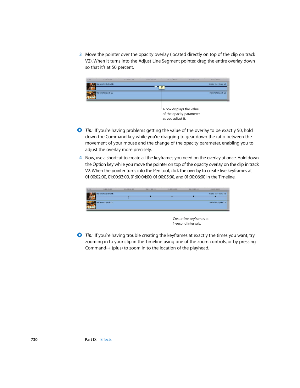 Apple Final Cut Express HD User Manual | Page 730 / 1153