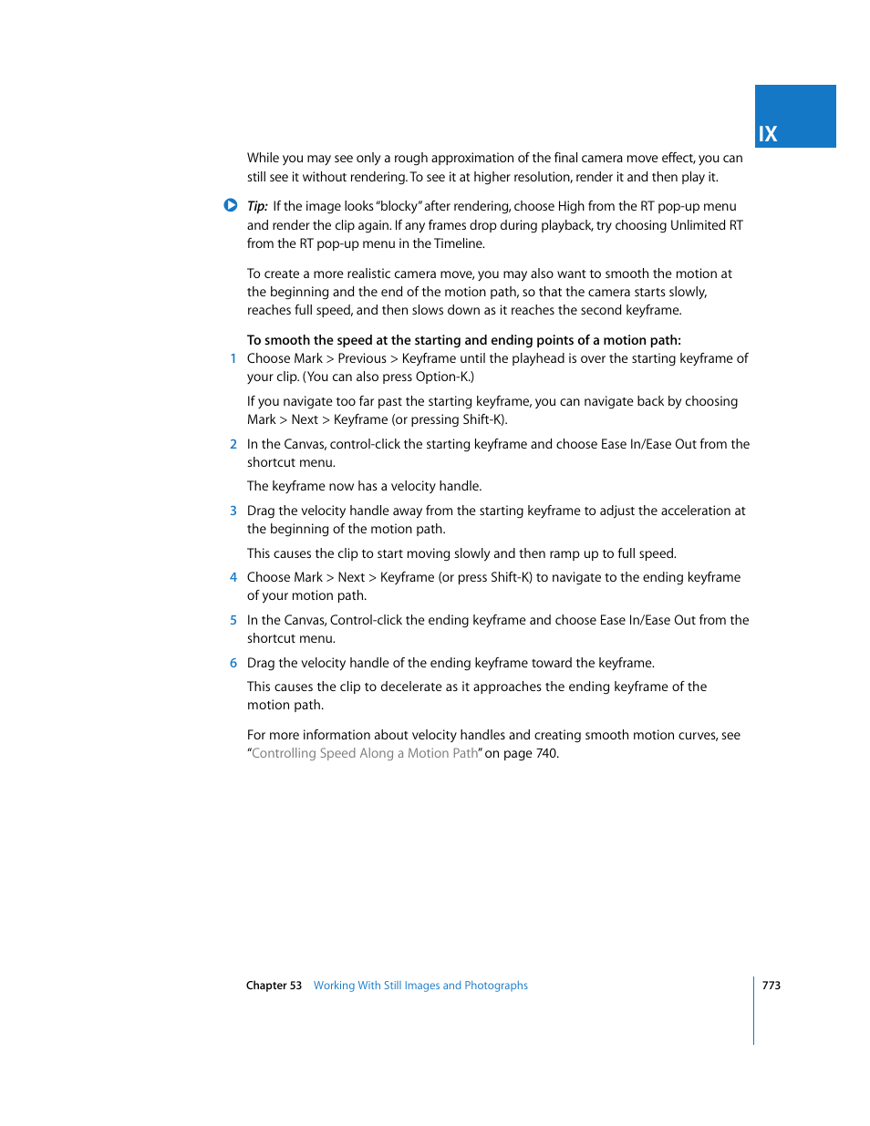 Apple Final Cut Express HD User Manual | Page 773 / 1153