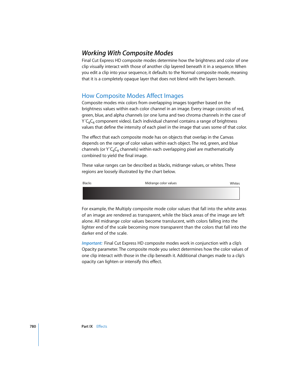 Working with composite modes, How composite modes affect images, P. 780) | Apple Final Cut Express HD User Manual | Page 780 / 1153