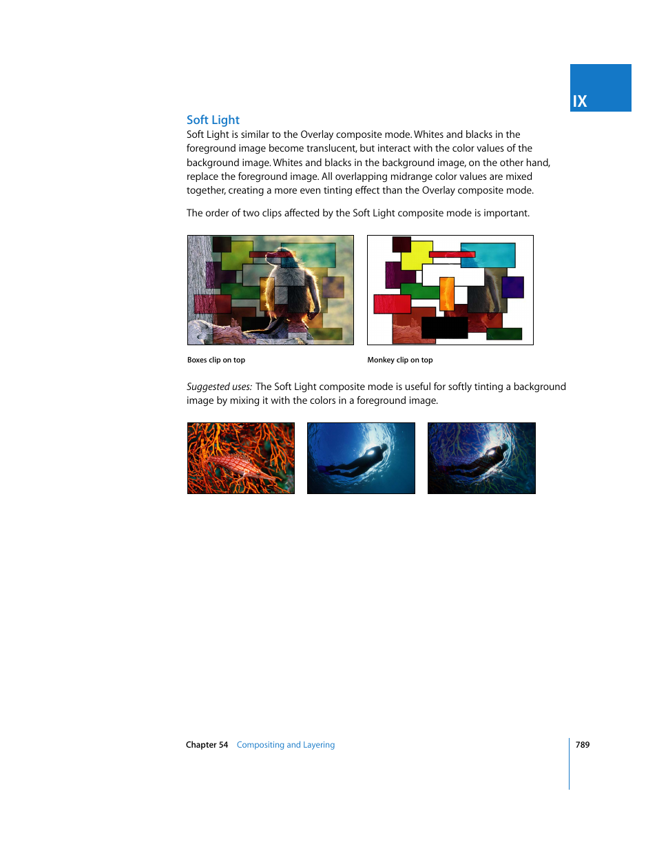 Soft light | Apple Final Cut Express HD User Manual | Page 789 / 1153