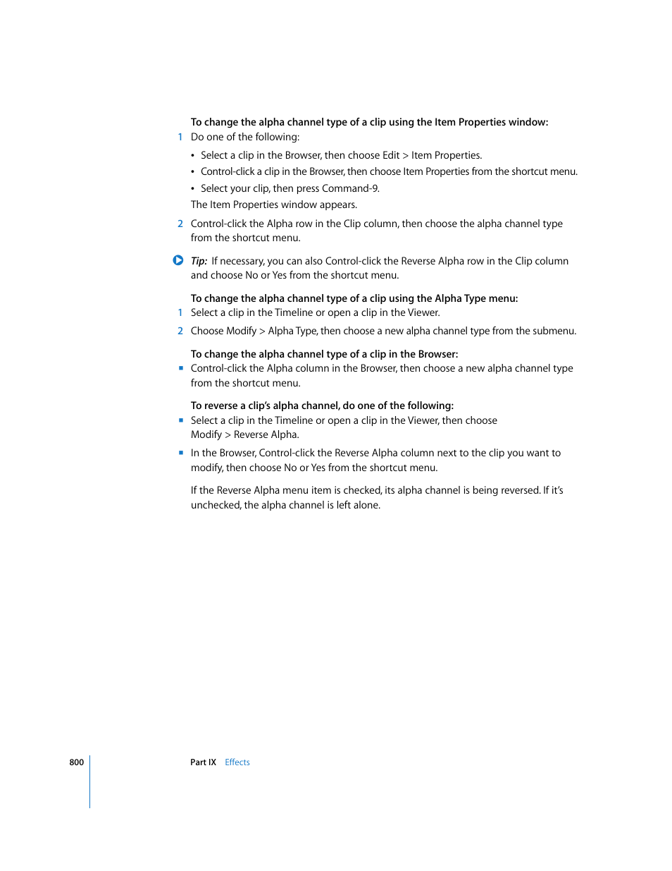 Apple Final Cut Express HD User Manual | Page 800 / 1153
