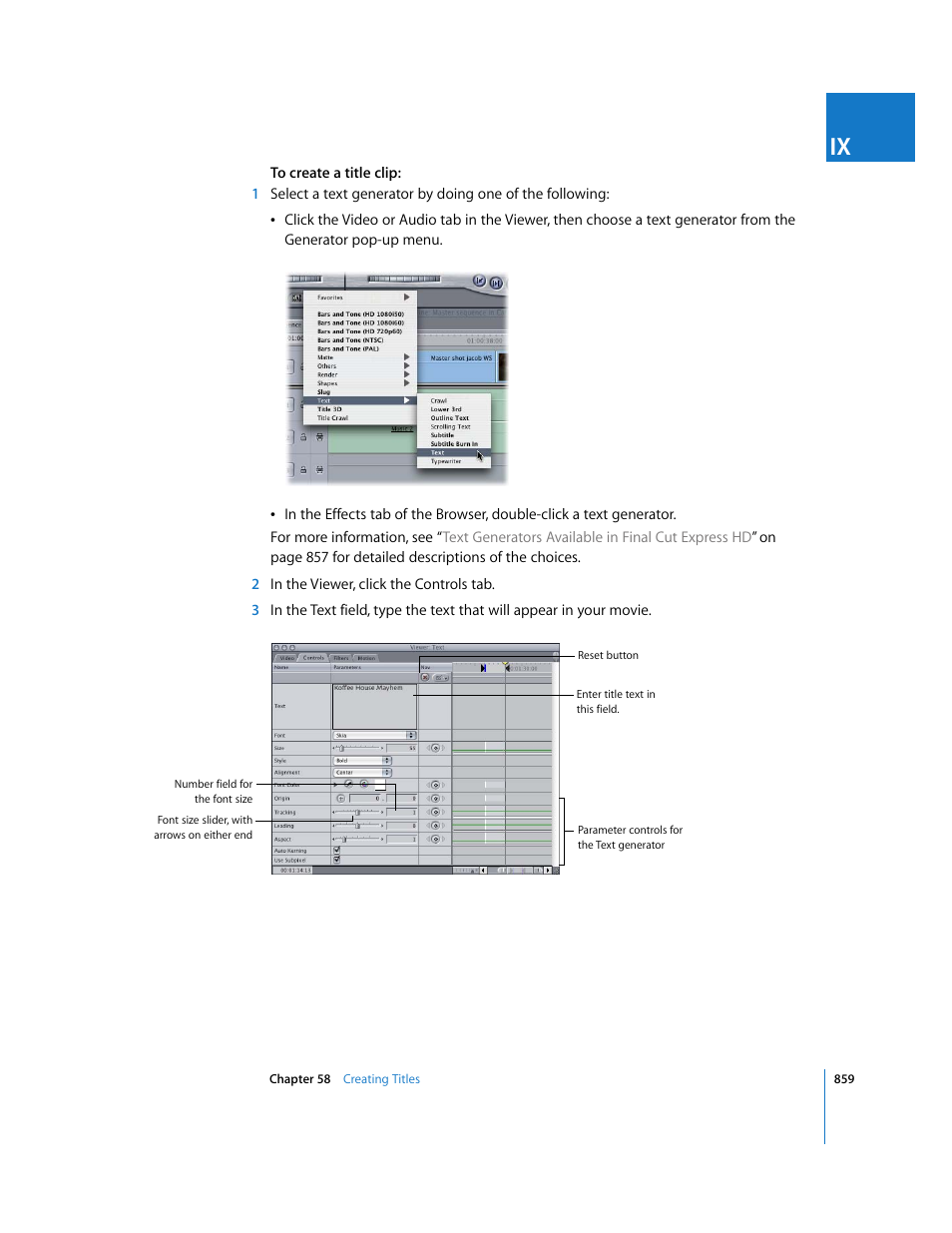 Apple Final Cut Express HD User Manual | Page 859 / 1153