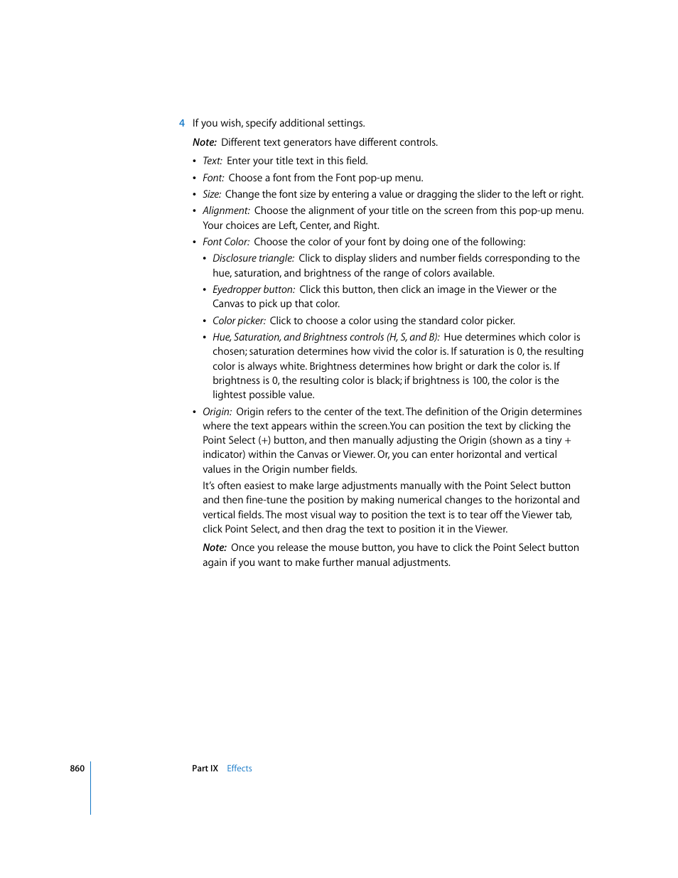 Apple Final Cut Express HD User Manual | Page 860 / 1153