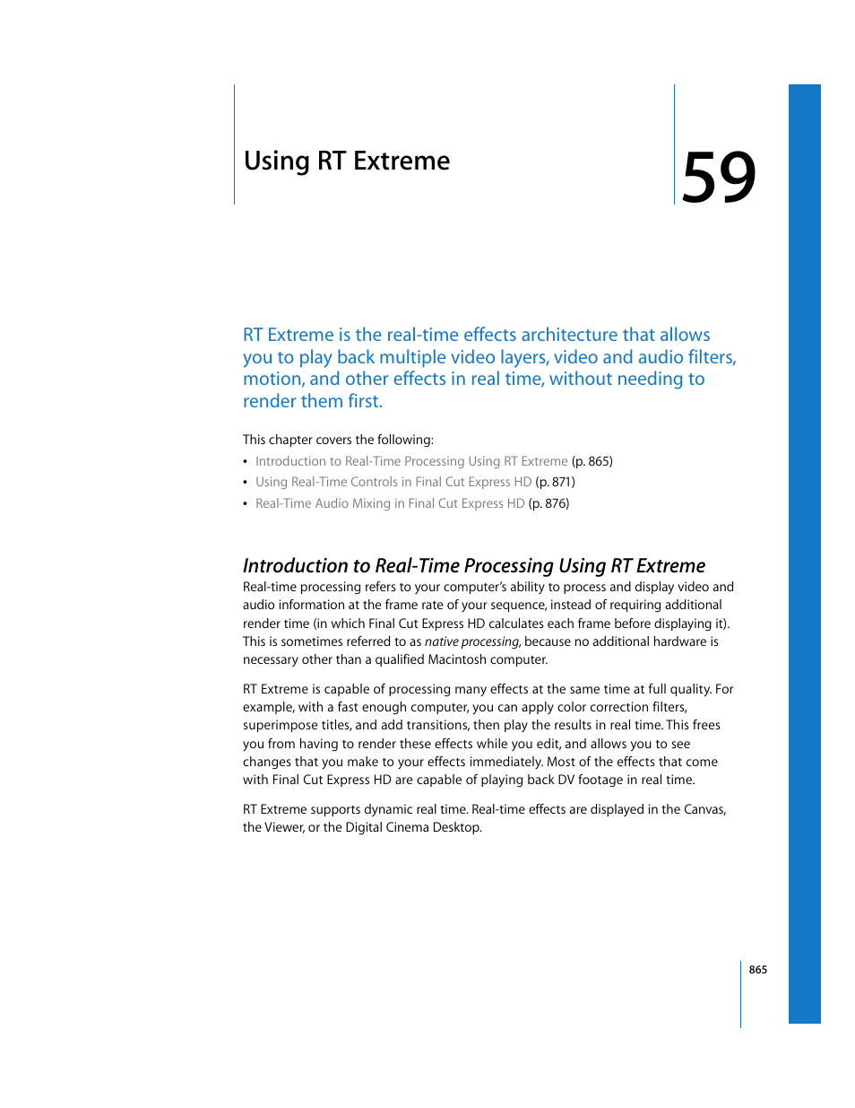 Using rt extreme, Chapter 59 | Apple Final Cut Express HD User Manual | Page 865 / 1153