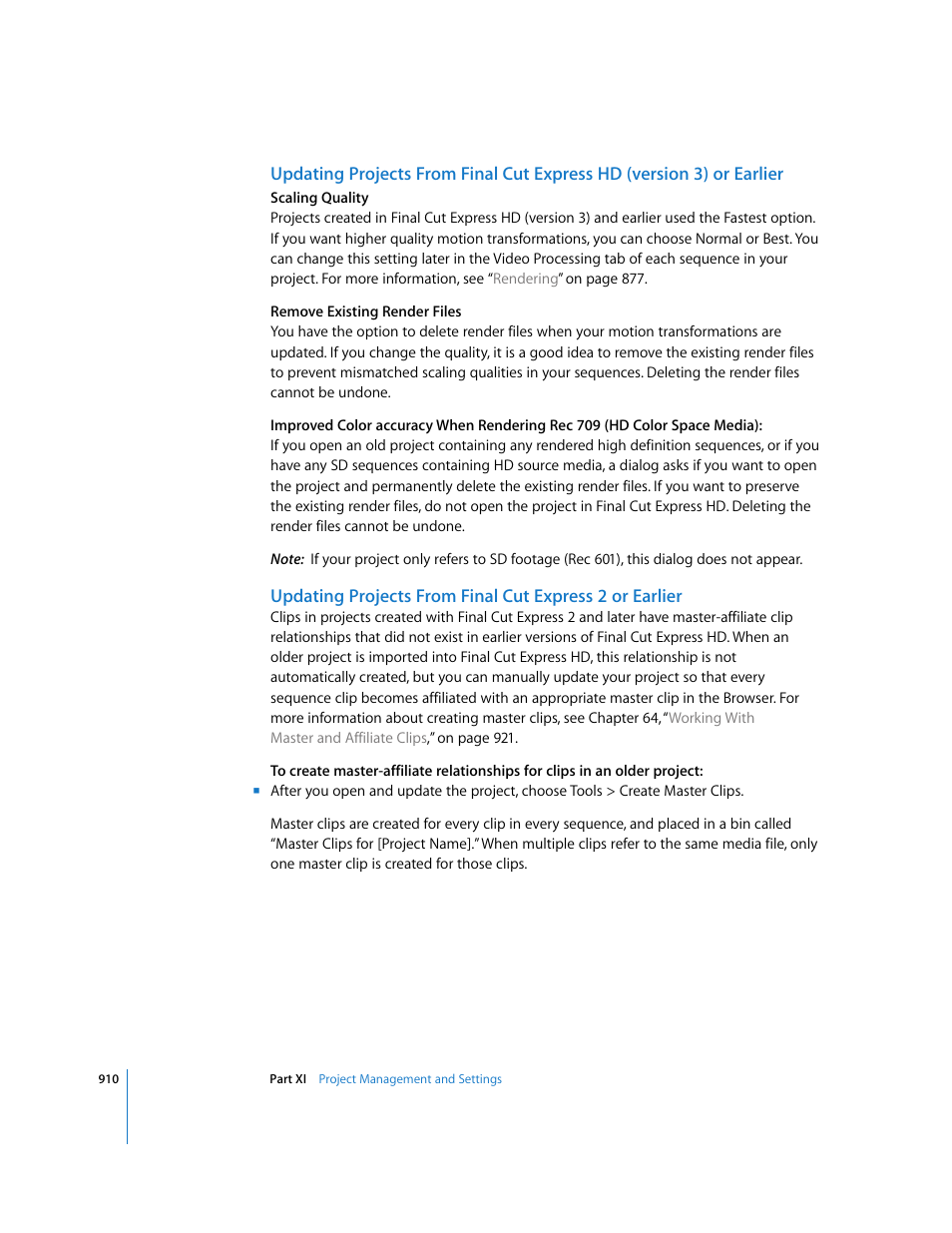 Apple Final Cut Express HD User Manual | Page 910 / 1153
