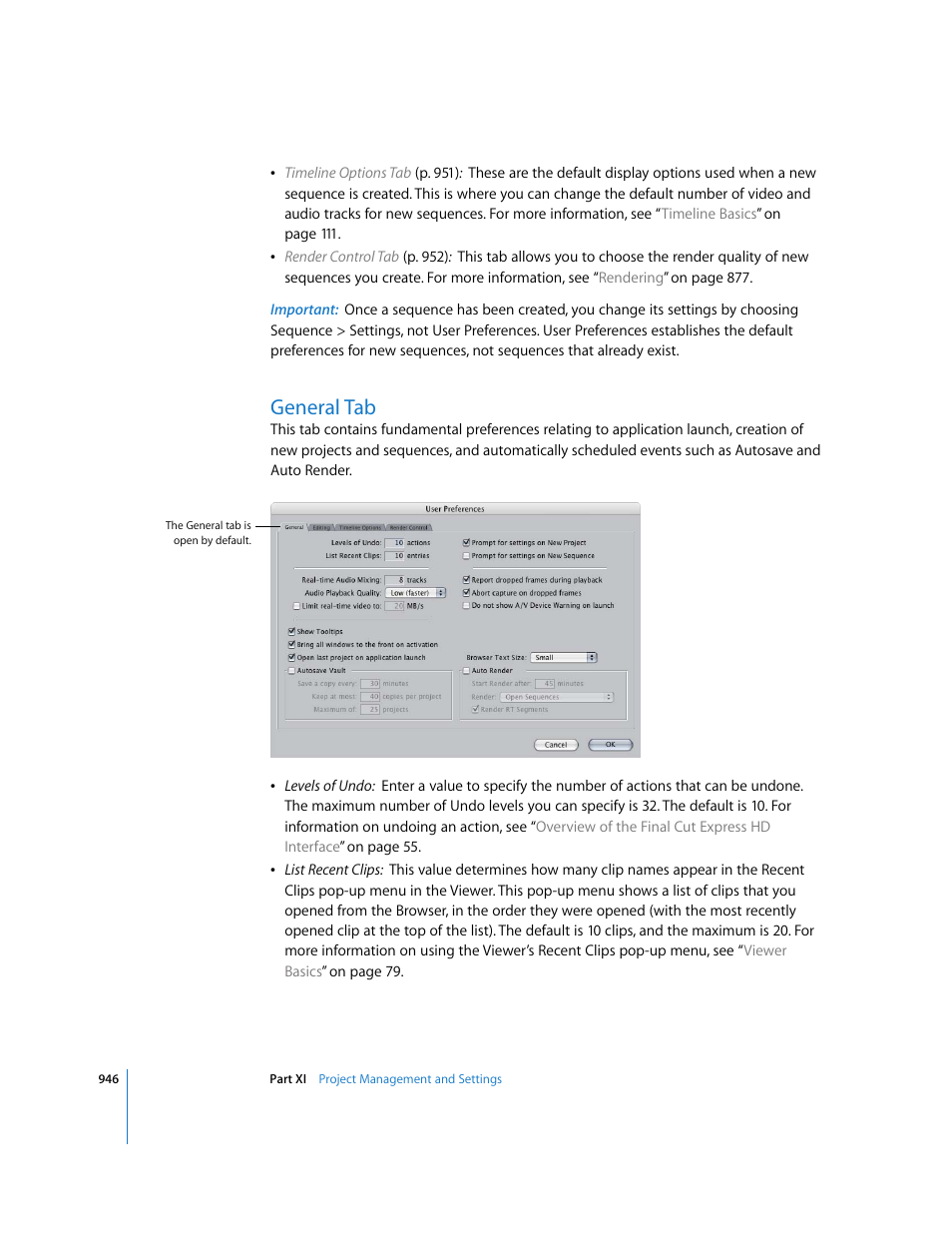 General tab, P. 946) | Apple Final Cut Express HD User Manual | Page 946 / 1153