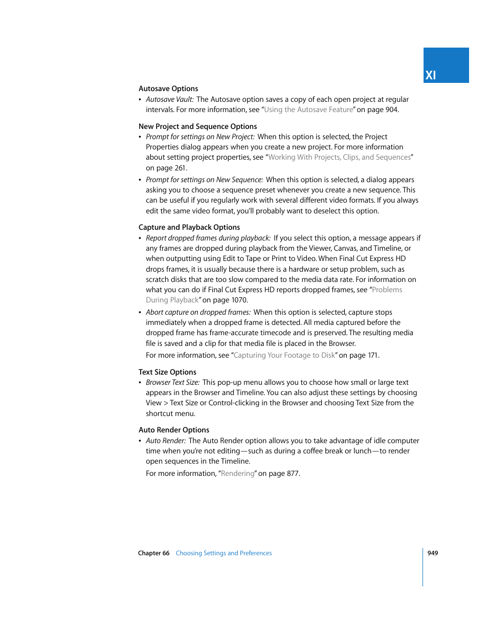 Apple Final Cut Express HD User Manual | Page 949 / 1153