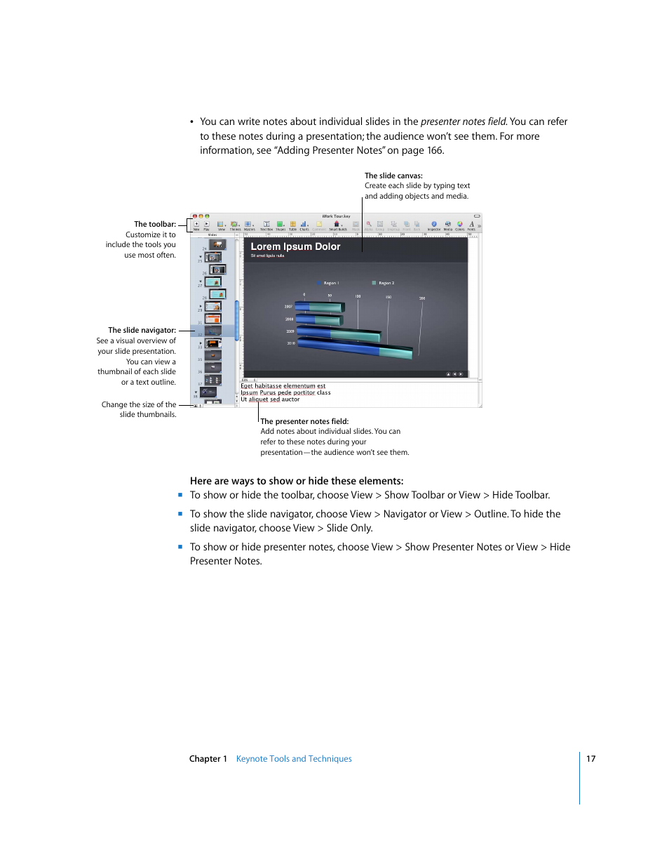Apple Keynote '08 User Manual | Page 17 / 204