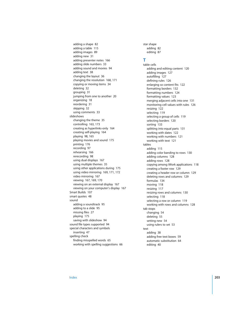 Apple Keynote '08 User Manual | Page 203 / 204