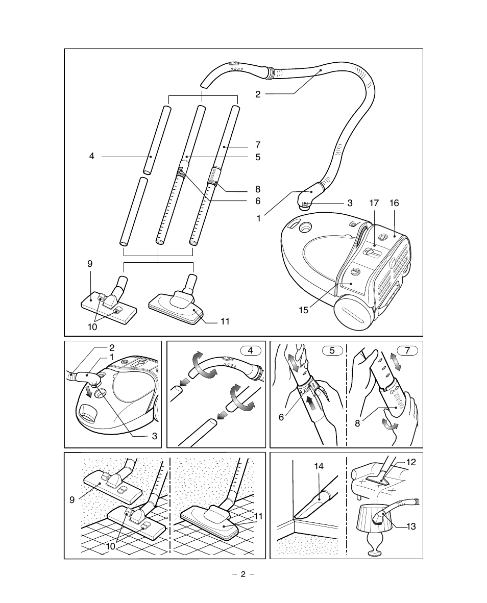 LG V-3947TV User Manual | Page 2 / 6