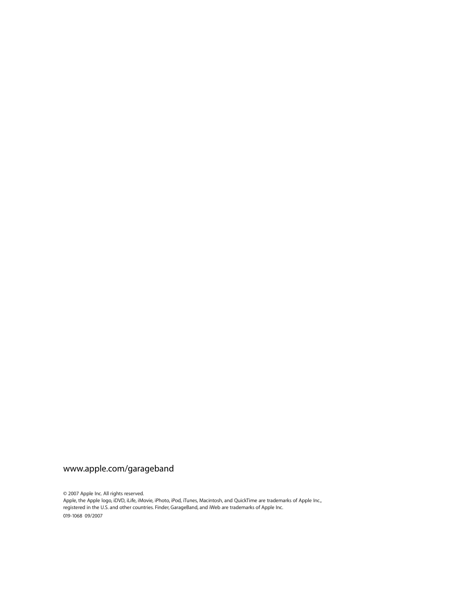 Apple GarageBand '08 User Manual | Page 102 / 102