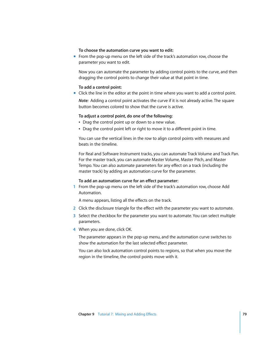 Apple GarageBand '08 User Manual | Page 79 / 102