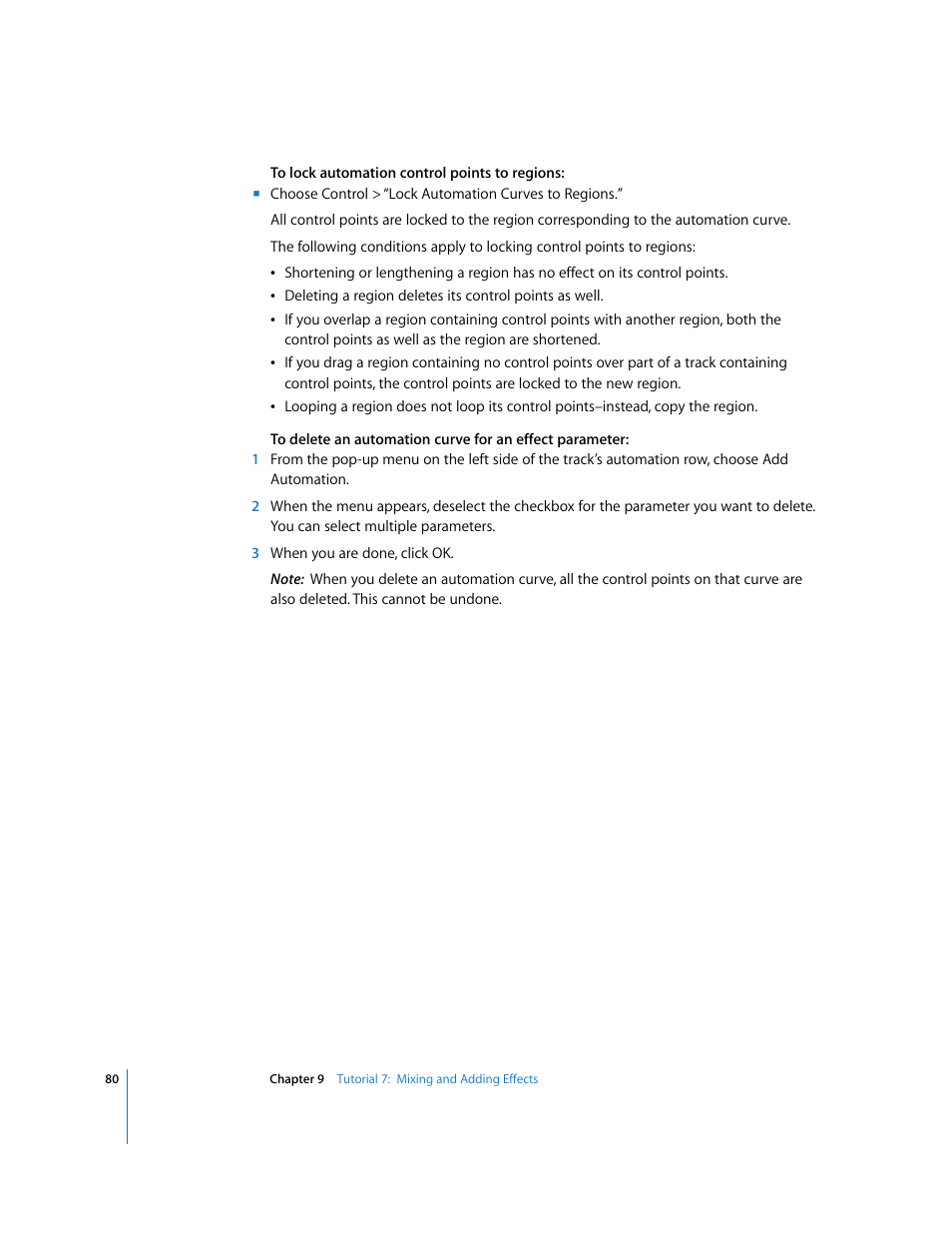 Apple GarageBand '08 User Manual | Page 80 / 102