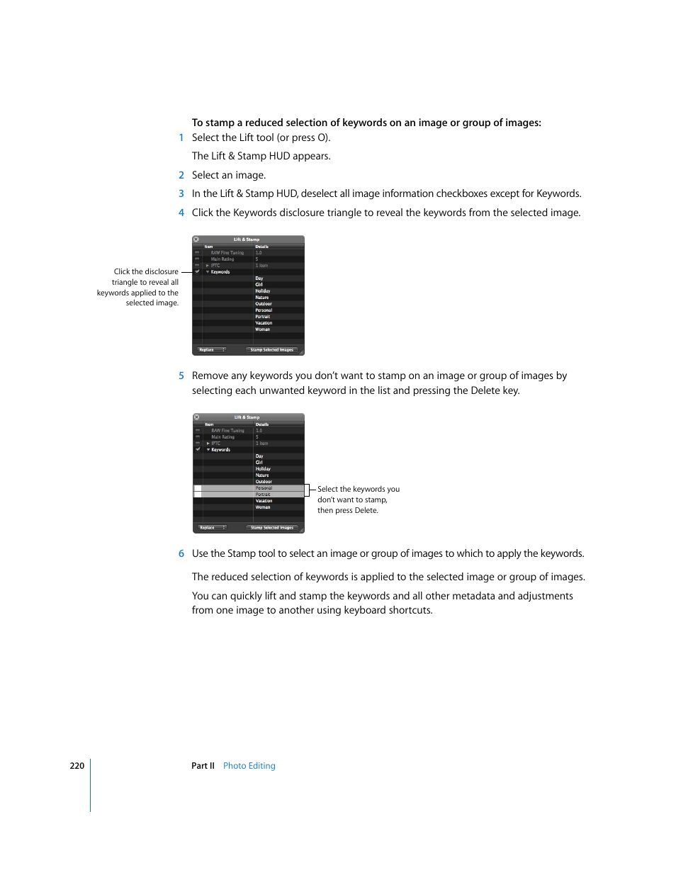 Apple Aperture User Manual | Page 220 / 476