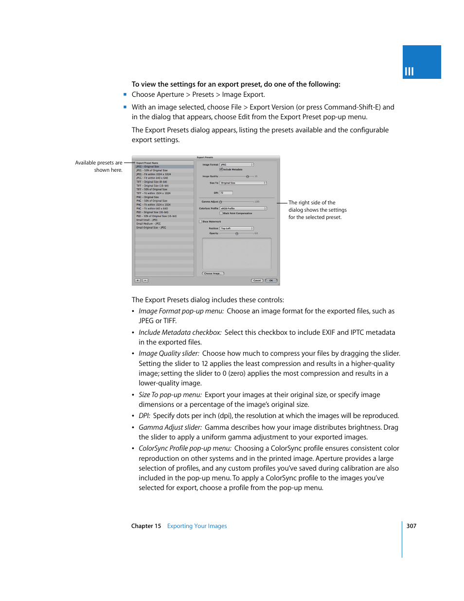 Apple Aperture User Manual | Page 307 / 476