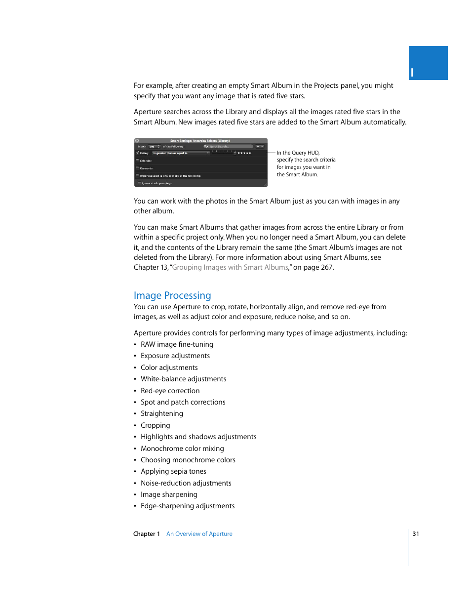 Image processing, P. 31) | Apple Aperture User Manual | Page 31 / 476