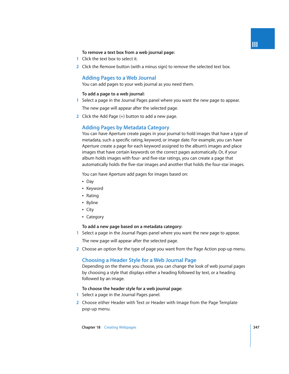 Apple Aperture User Manual | Page 347 / 476