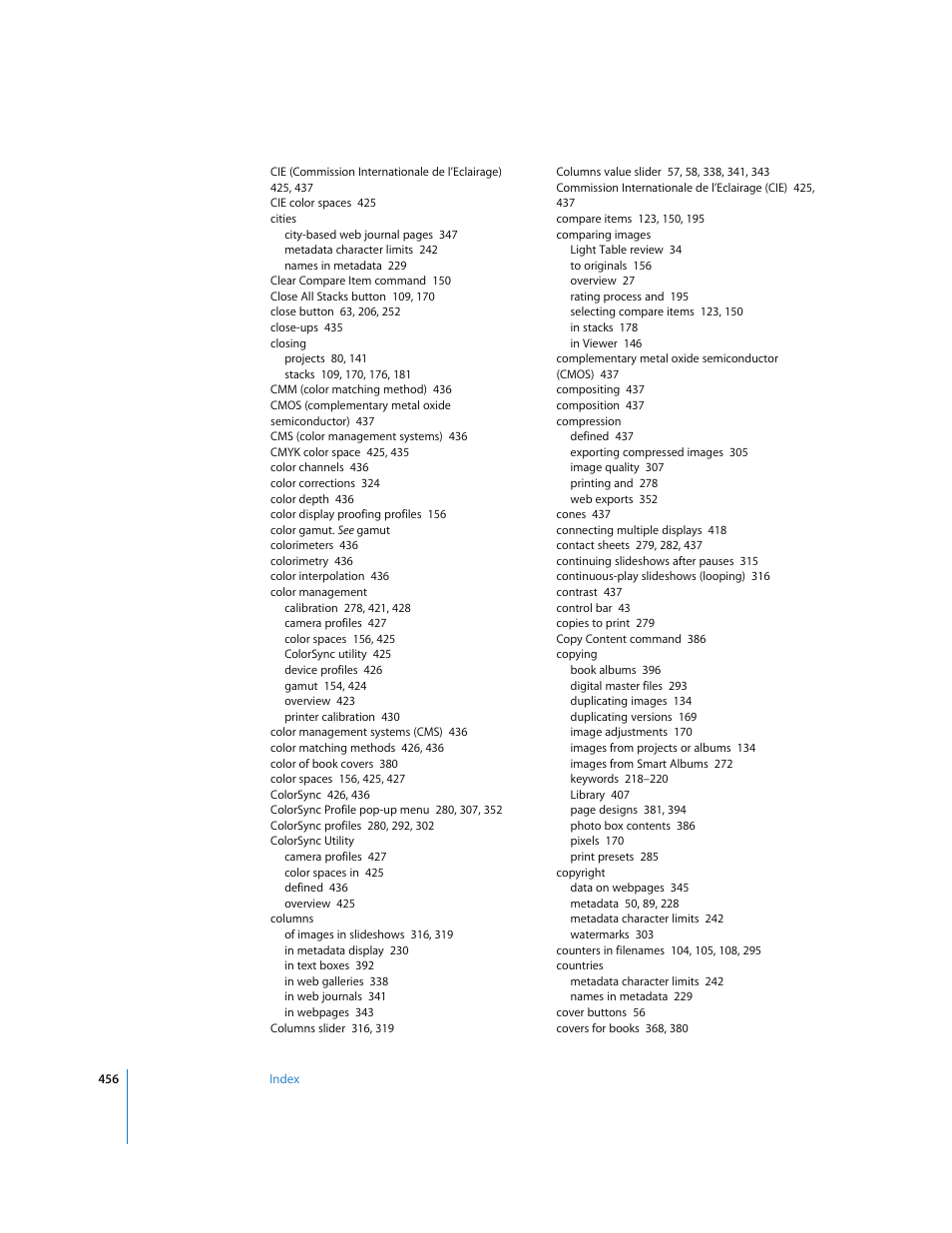 Apple Aperture User Manual | Page 456 / 476