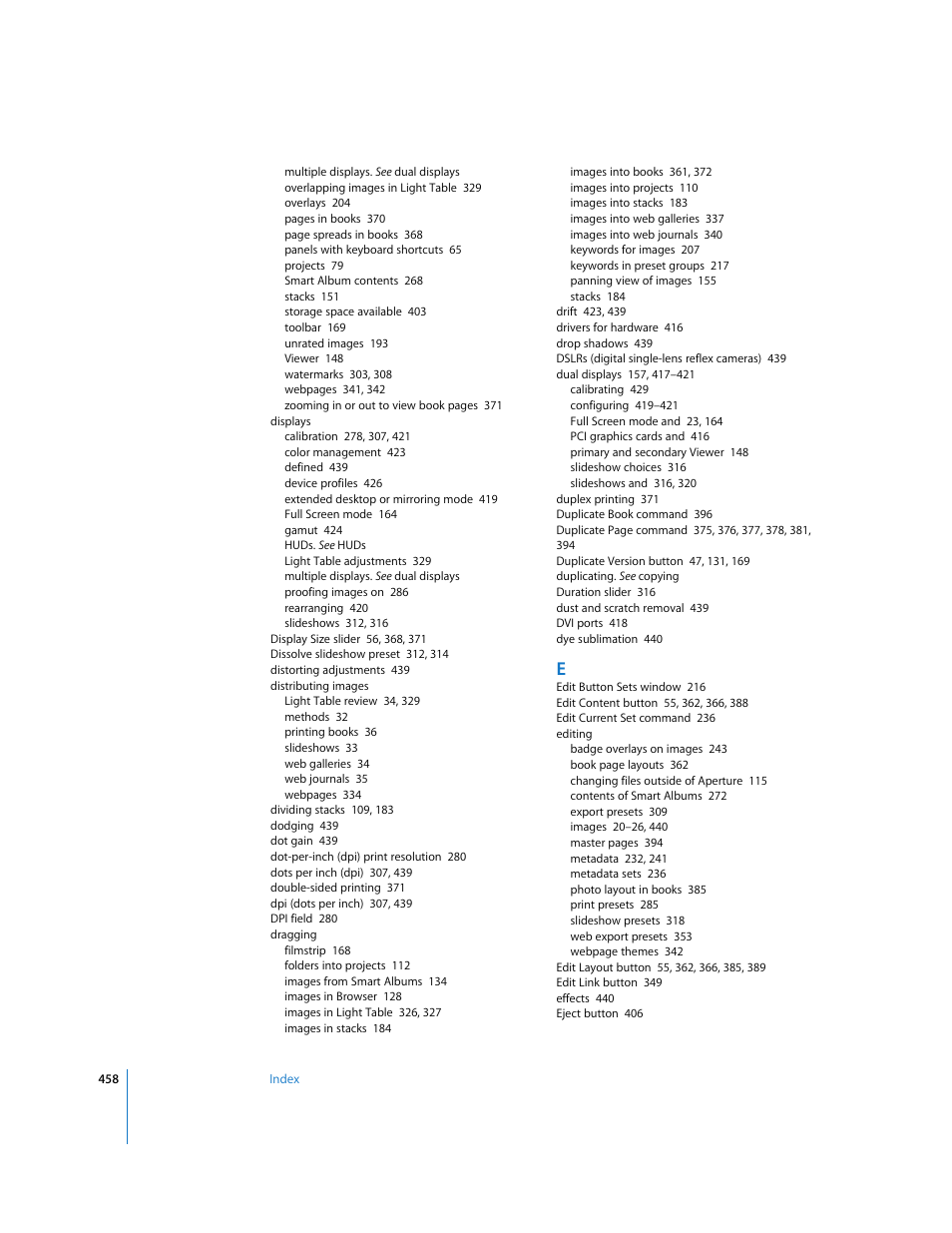 Apple Aperture User Manual | Page 458 / 476