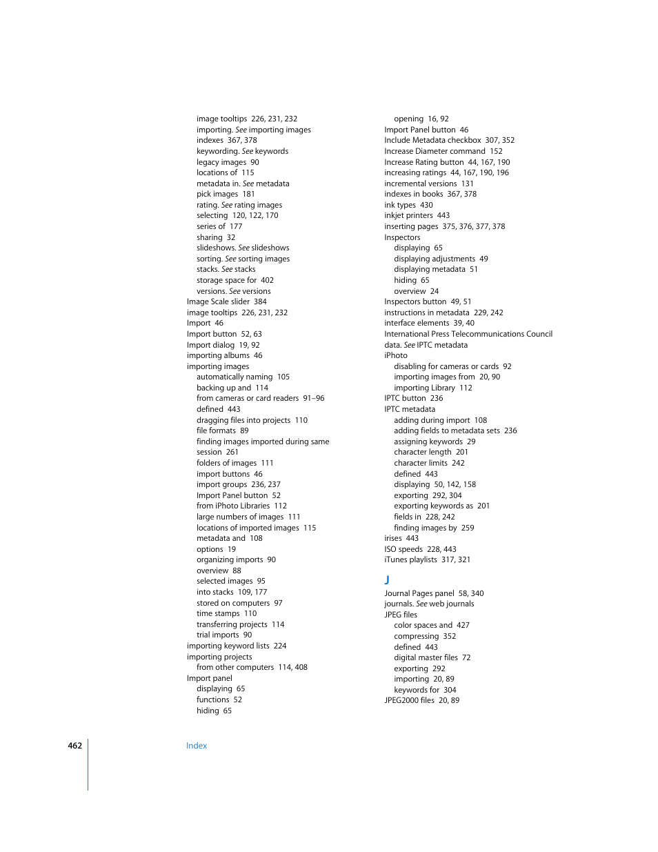 Apple Aperture User Manual | Page 462 / 476