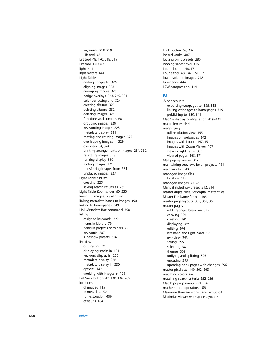 Apple Aperture User Manual | Page 464 / 476