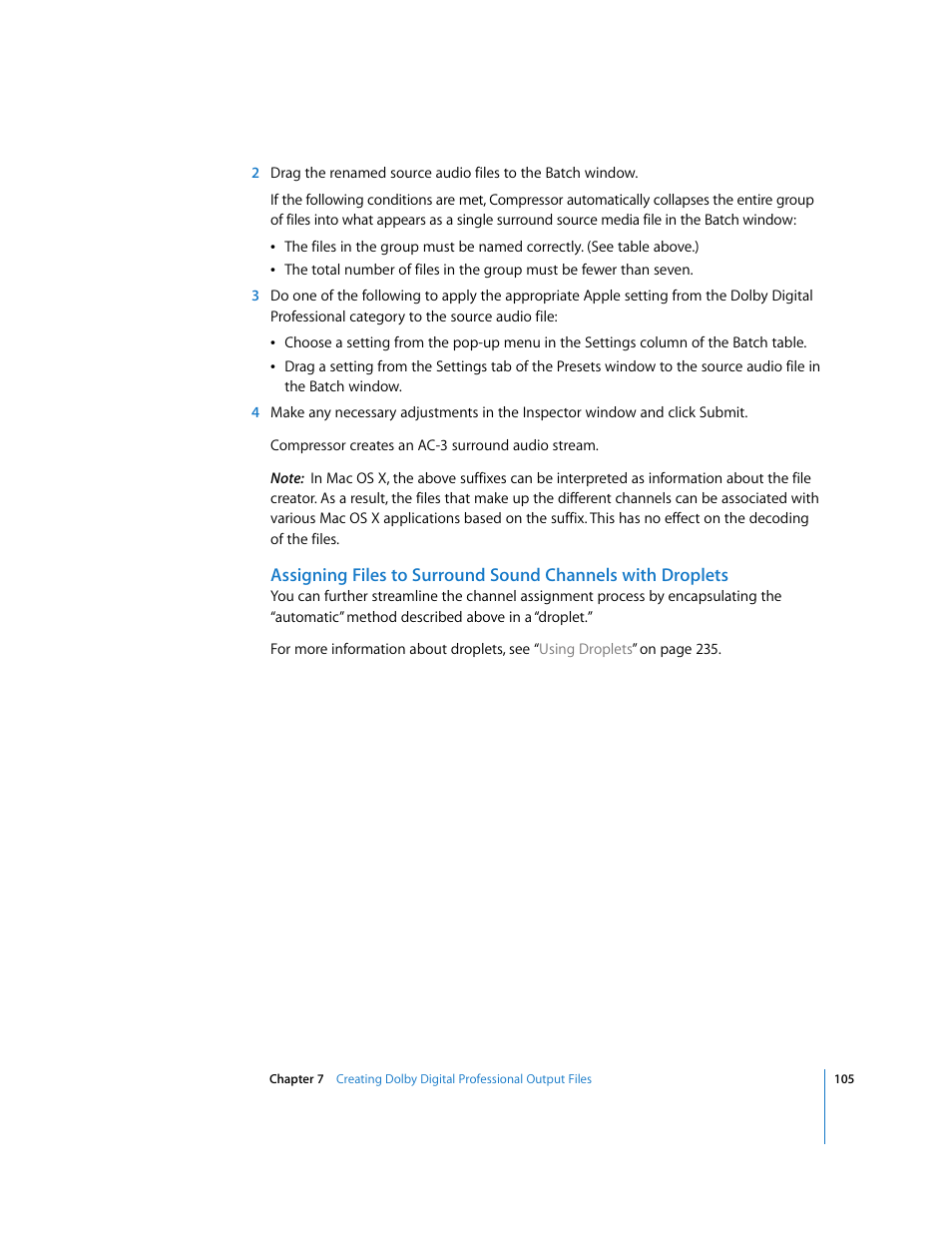 Apple Compressor 2 User Manual | Page 105 / 263