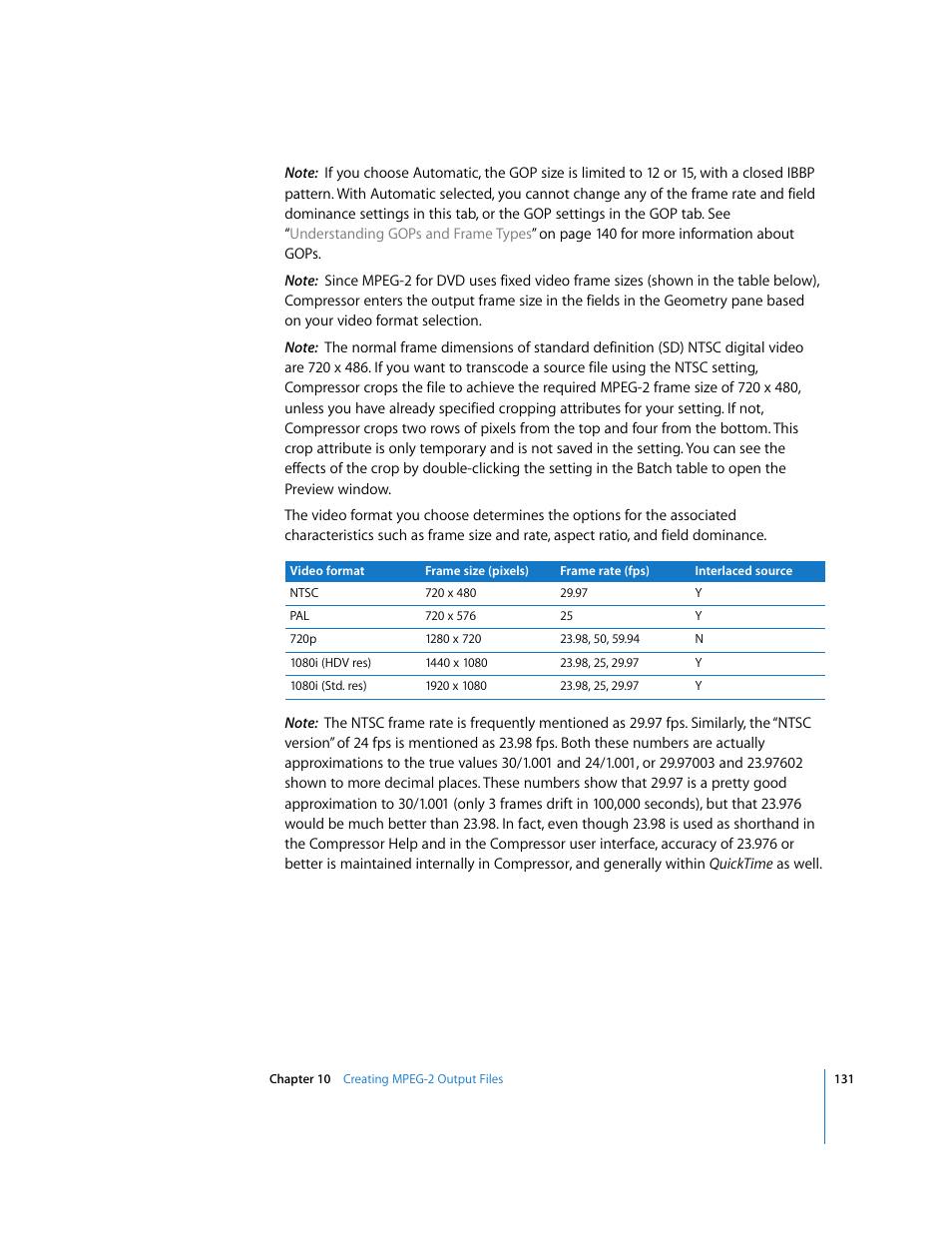 Apple Compressor 2 User Manual | Page 131 / 263