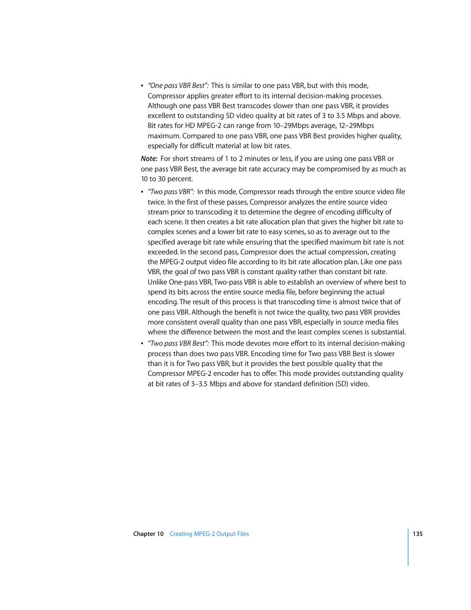 Apple Compressor 2 User Manual | Page 135 / 263