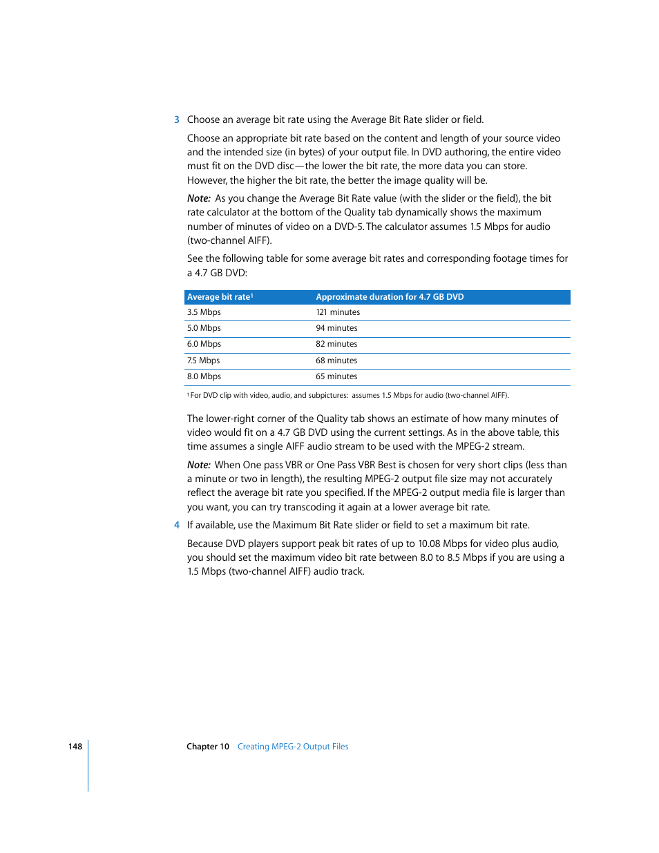 Apple Compressor 2 User Manual | Page 148 / 263