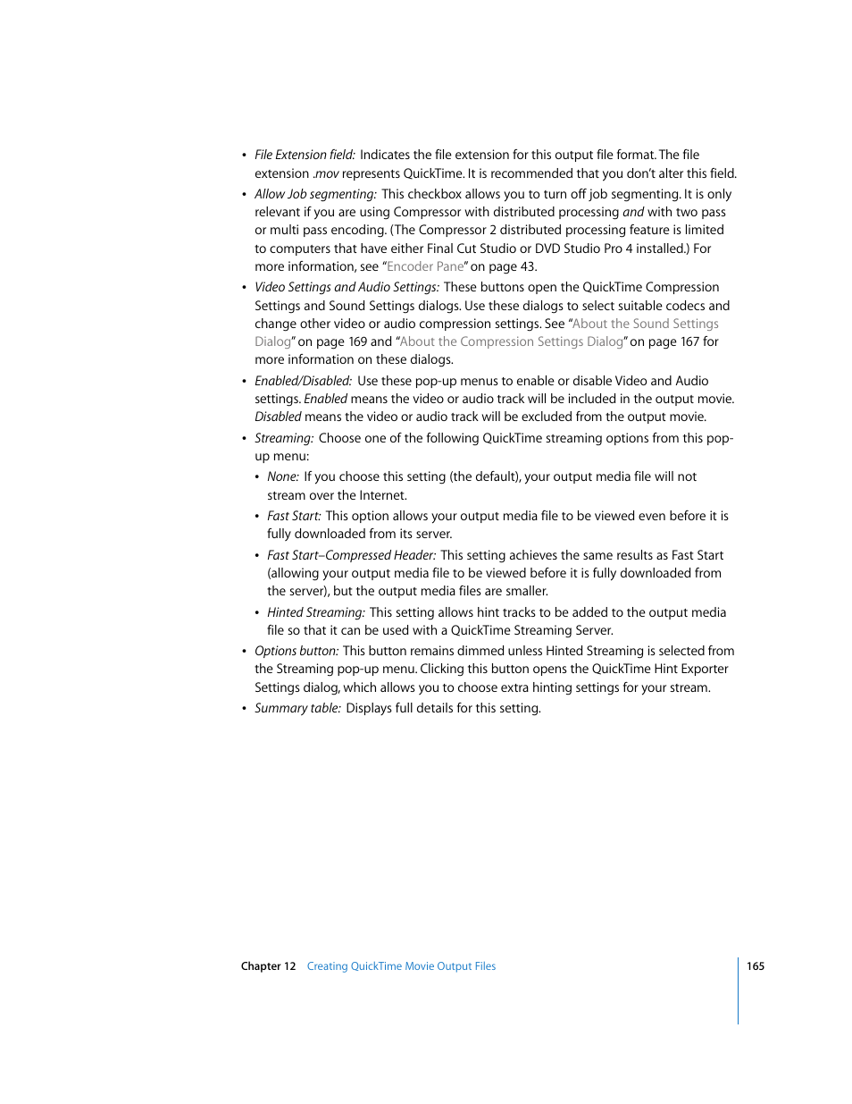 Apple Compressor 2 User Manual | Page 165 / 263