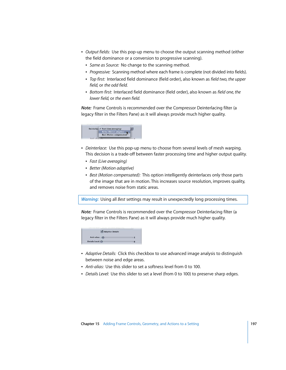 Apple Compressor 2 User Manual | Page 197 / 263