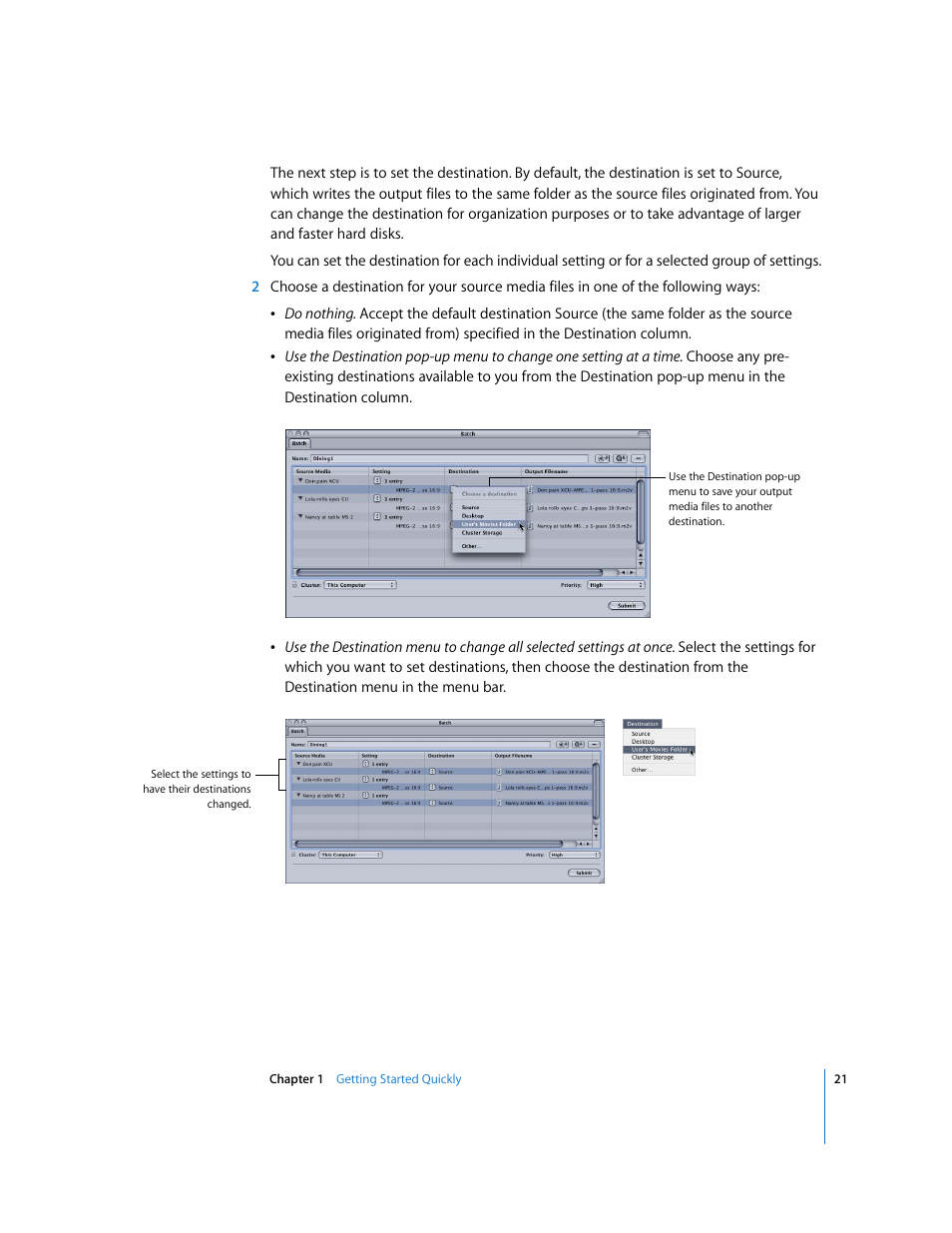 Apple Compressor 2 User Manual | Page 21 / 263
