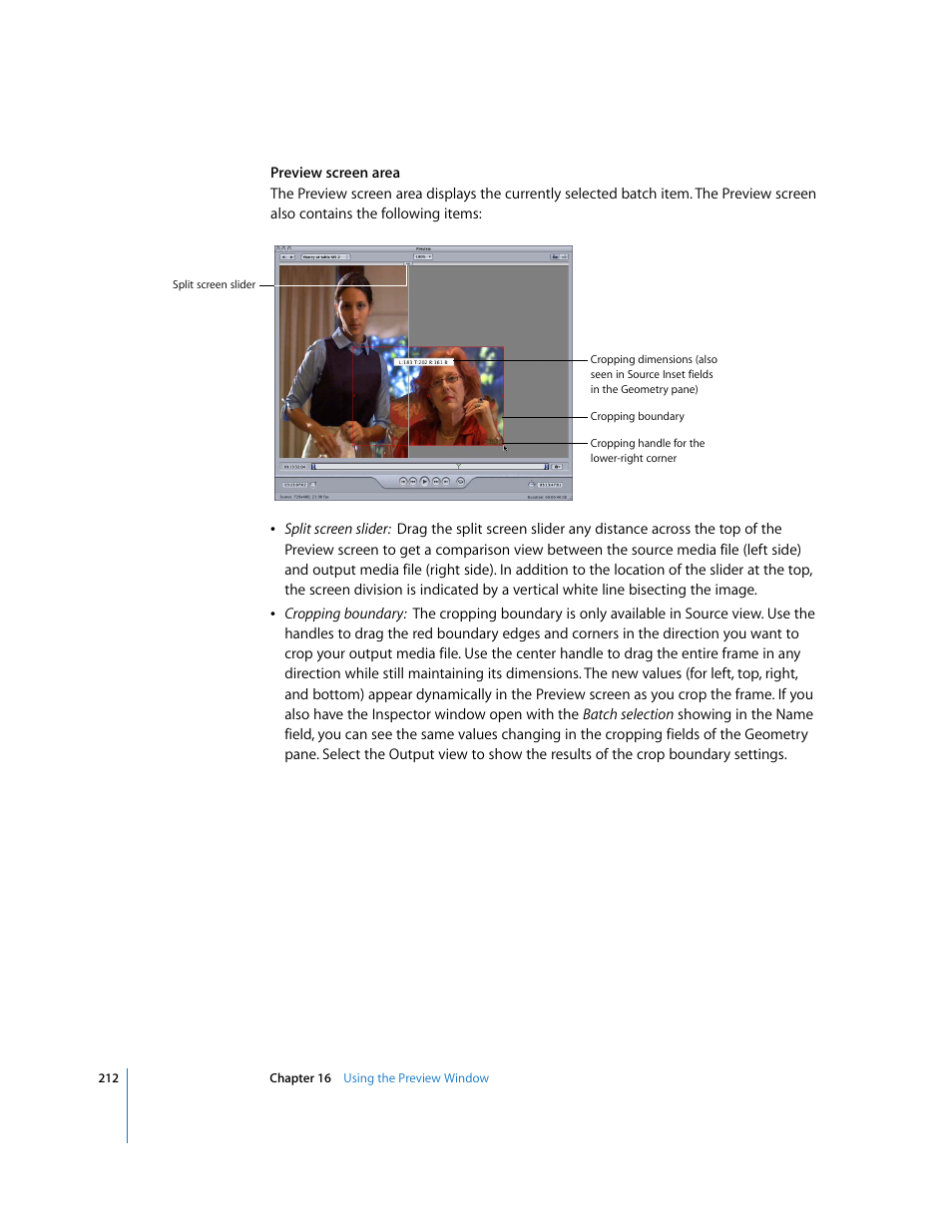 Apple Compressor 2 User Manual | Page 212 / 263