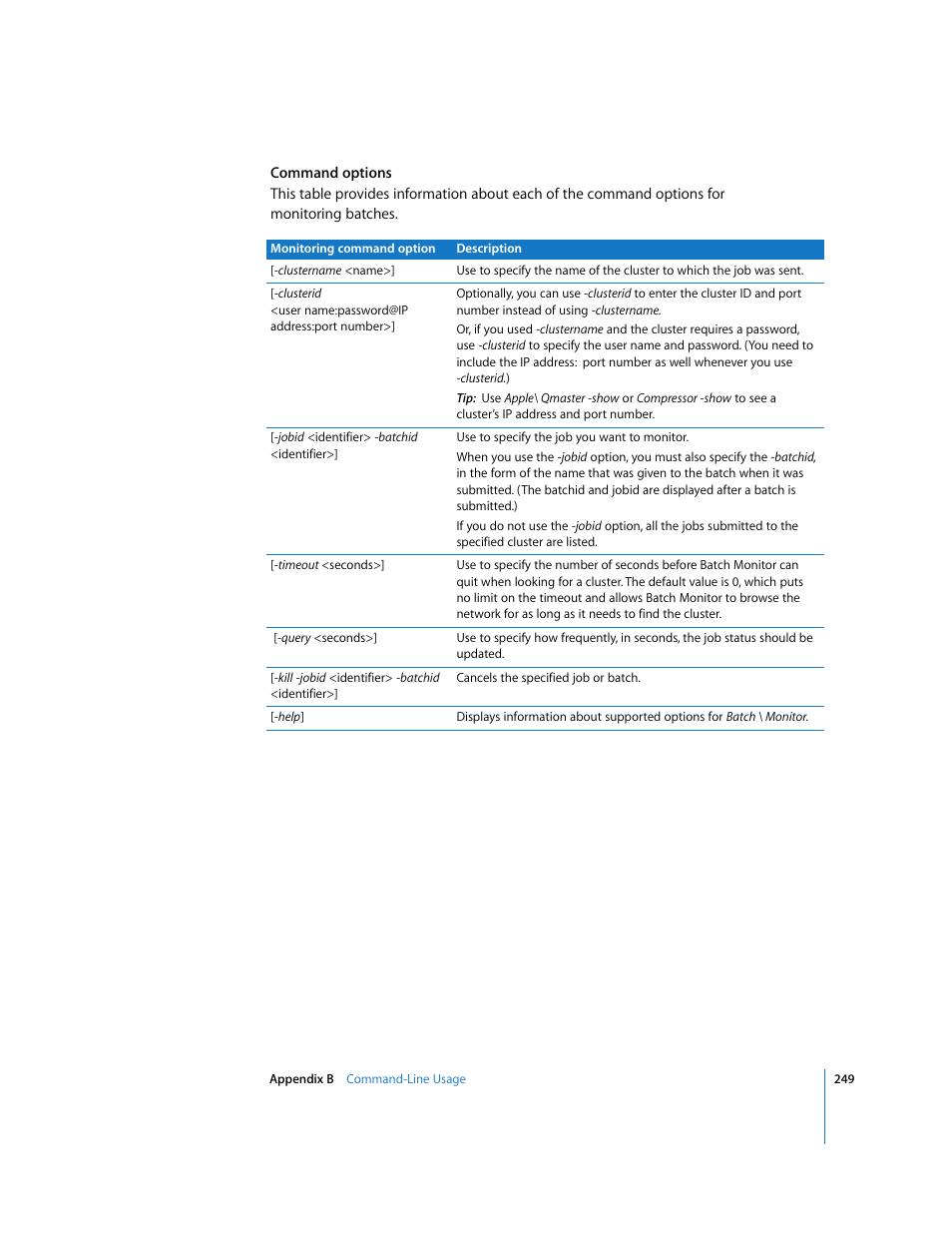Apple Compressor 2 User Manual | Page 249 / 263