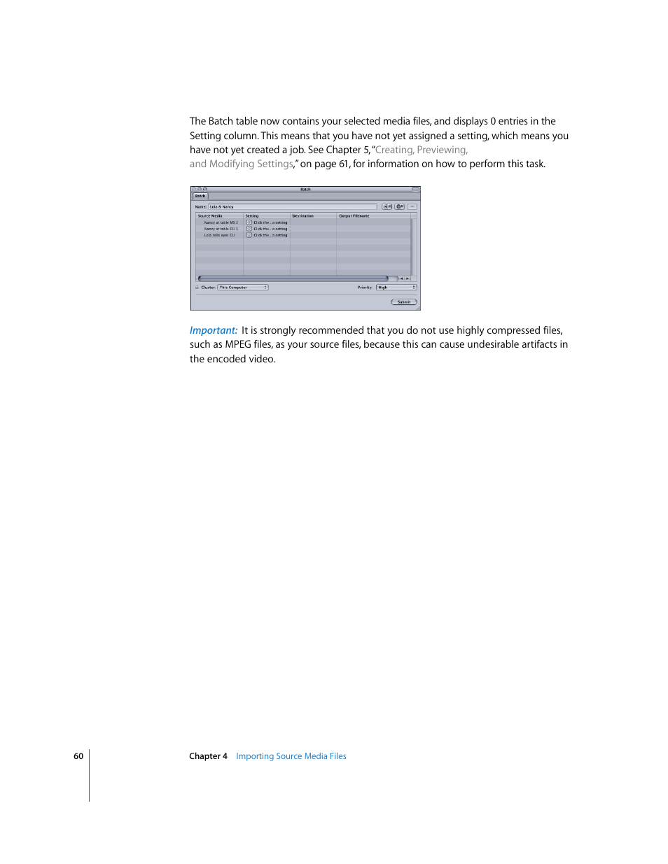 Apple Compressor 2 User Manual | Page 60 / 263