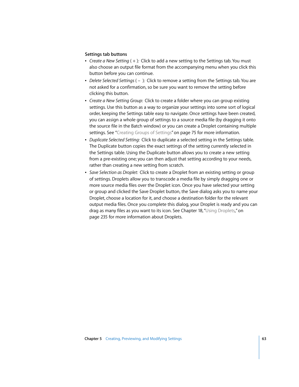 Apple Compressor 2 User Manual | Page 63 / 263