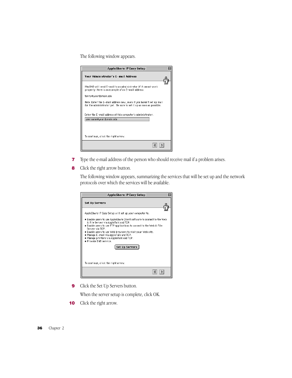 Apple AppleShare IP 6.2 User Manual | Page 36 / 70