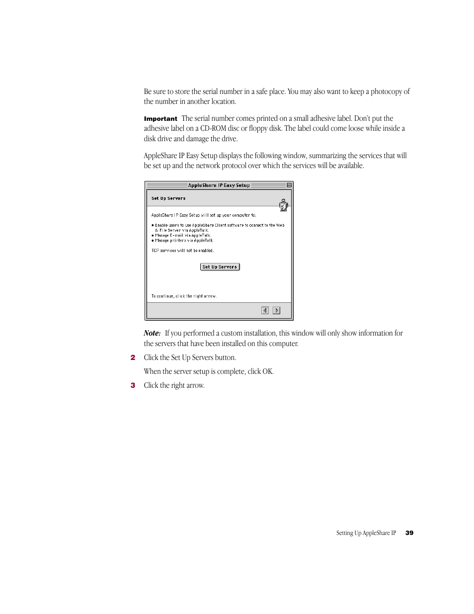 Apple AppleShare IP 6.2 User Manual | Page 39 / 70