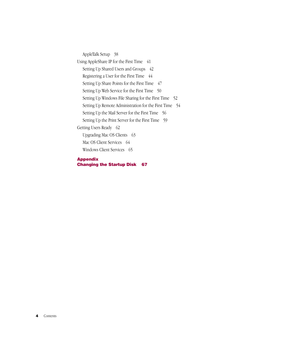 Apple AppleShare IP 6.2 User Manual | Page 4 / 70