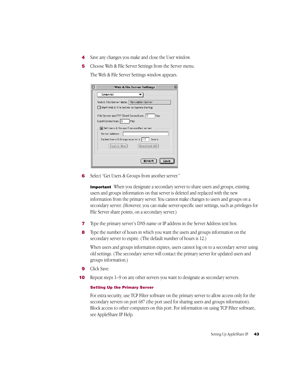 Apple AppleShare IP 6.2 User Manual | Page 43 / 70