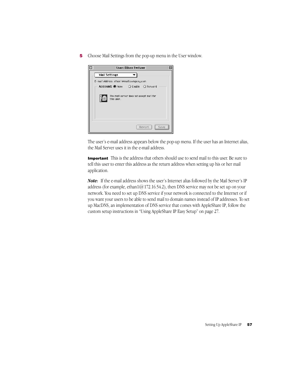 Apple AppleShare IP 6.2 User Manual | Page 57 / 70