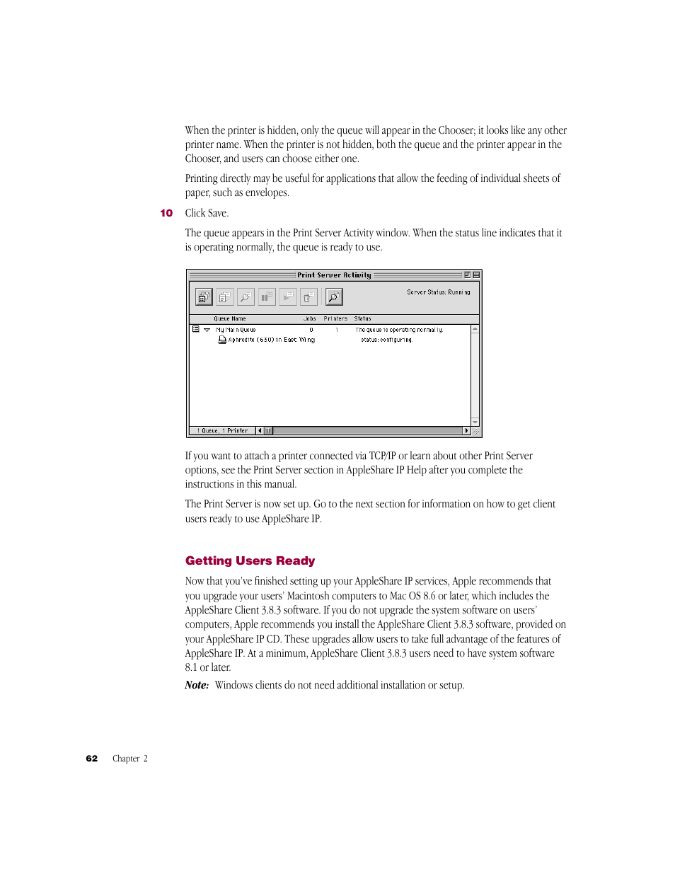 Apple AppleShare IP 6.2 User Manual | Page 62 / 70