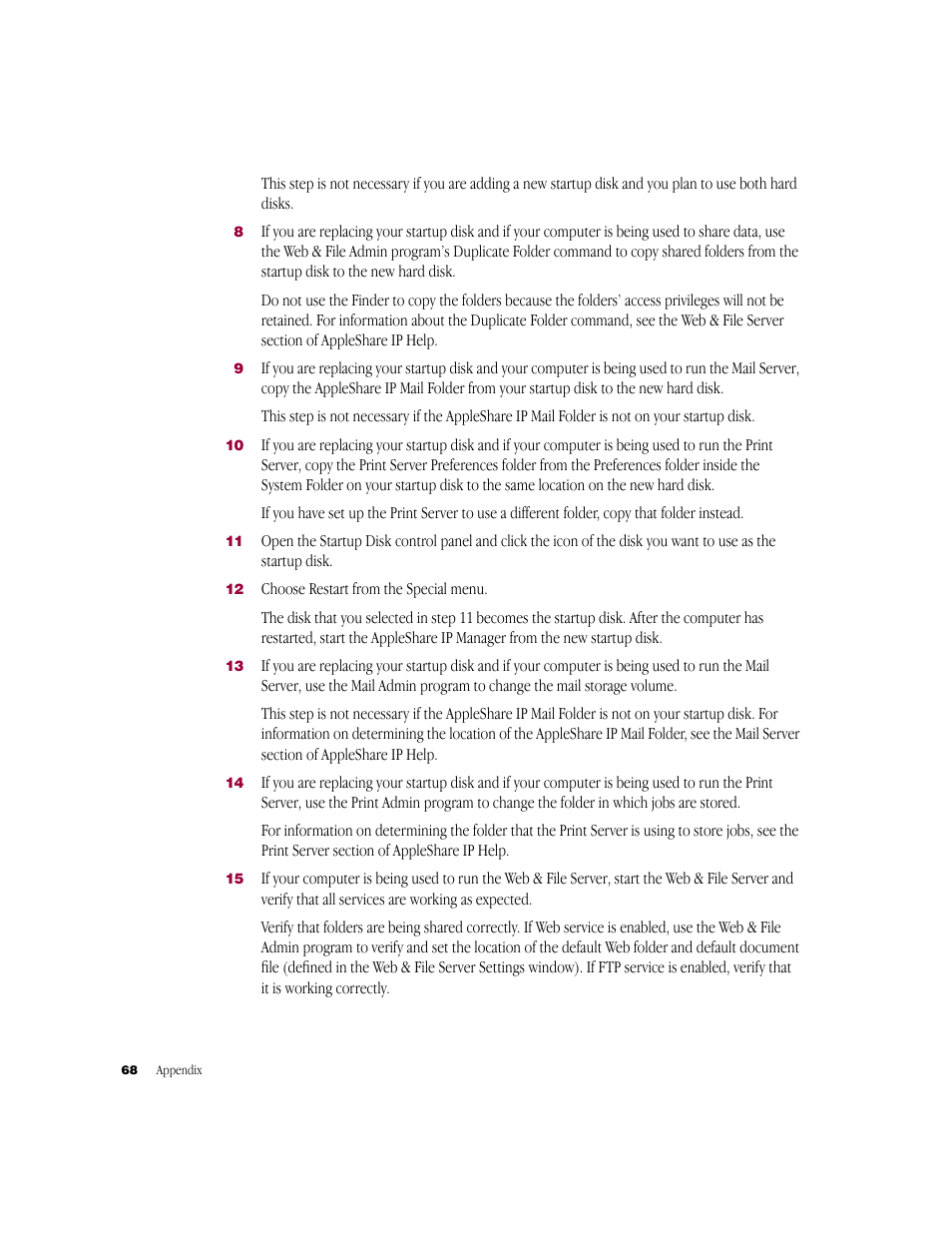 Apple AppleShare IP 6.2 User Manual | Page 68 / 70