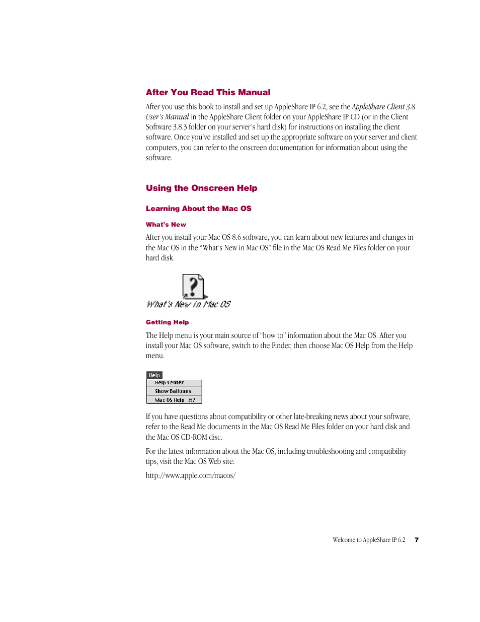 Apple AppleShare IP 6.2 User Manual | Page 7 / 70