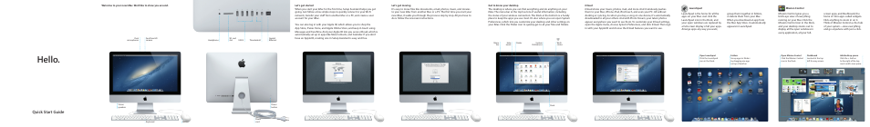 Apple iMac (21.5-inch, Early 2013 Education only) User Manual | 2 pages