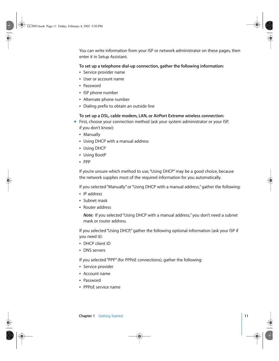 Apple PowerBook G4 (12-inch, 1.5 GHz) User Manual | Page 11 / 112