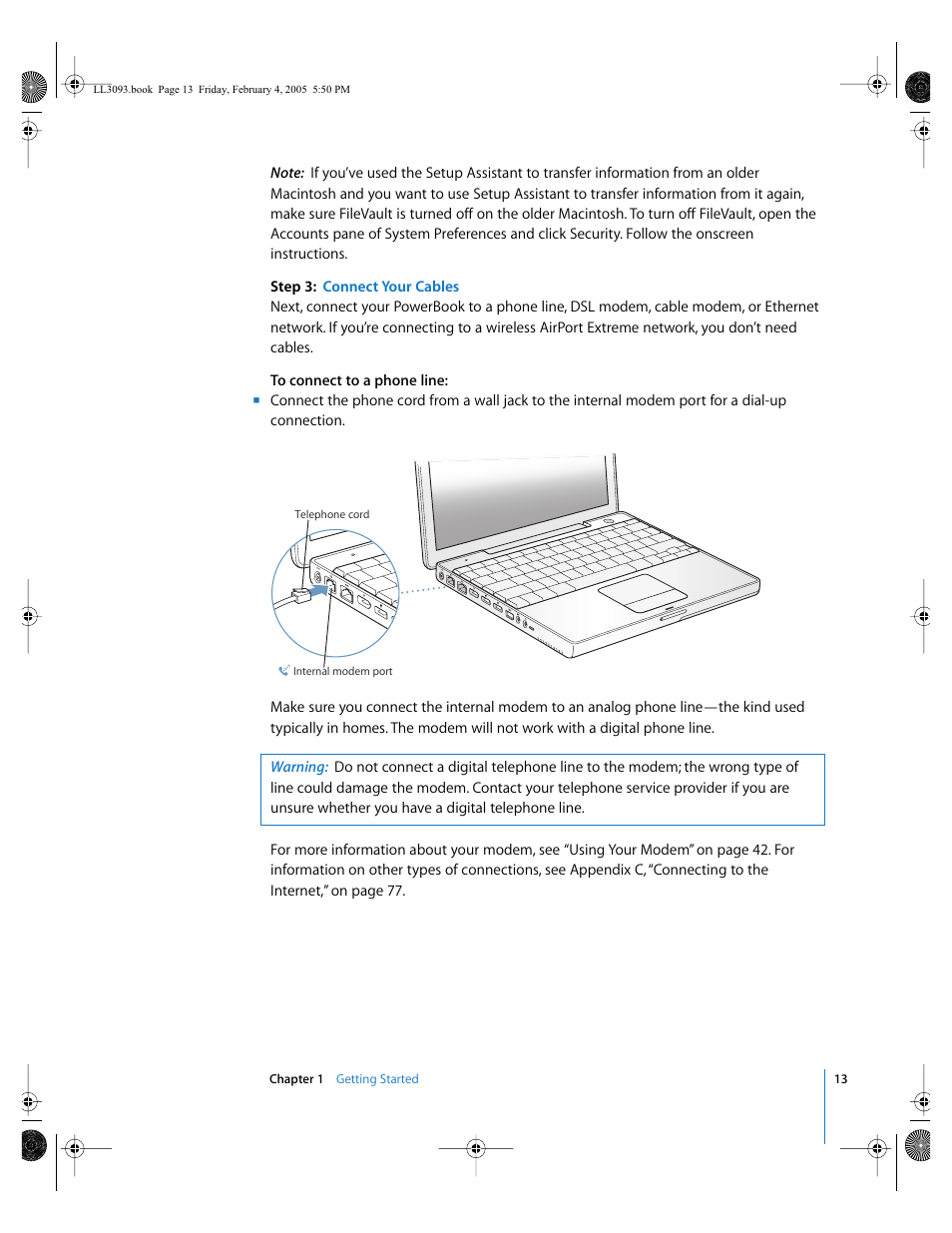 Apple PowerBook G4 (12-inch, 1.5 GHz) User Manual | Page 13 / 112
