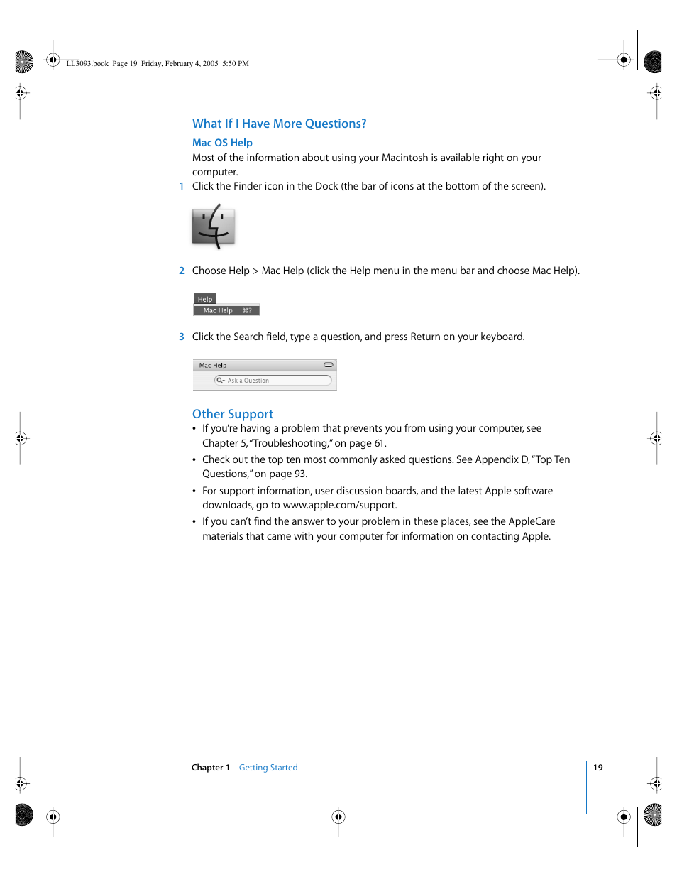 Apple PowerBook G4 (12-inch, 1.5 GHz) User Manual | Page 19 / 112