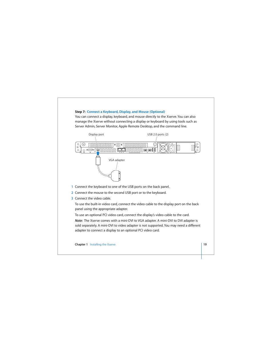 Apple Xserve Intel (Late 2006) User Manual | Page 19 / 60