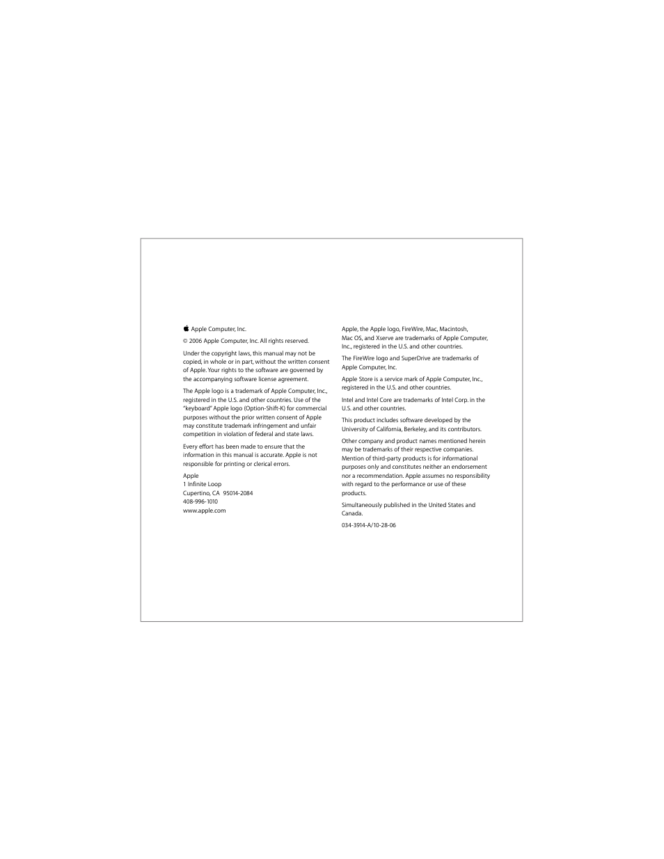 Apple Xserve Intel (Late 2006) User Manual | Page 2 / 60